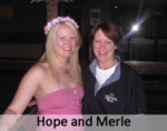 Hope and Merle at The Corral
