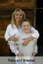 Tracy and son, Brayden