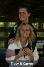 Tracy and son, Carver