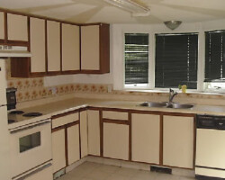 The original kitchen