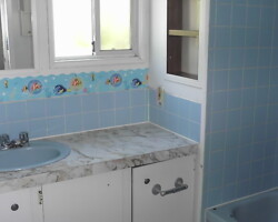 The original main bathroom