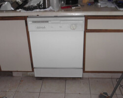 The new dishwasher