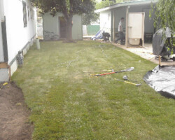 Sod laid