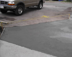 My first concrete work